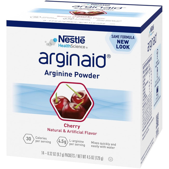 Arginaid Arginine Powder Drink Mix, Cherry, 0.32 oz - 10043900359844-Single - LL Medico
