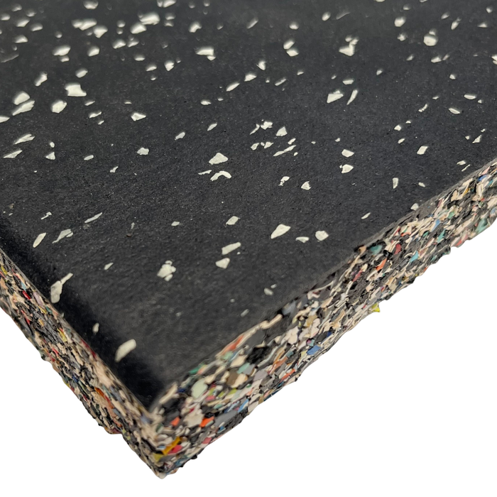 Armortech Commercial EPDM 20mm Rubber Floor Tile Black