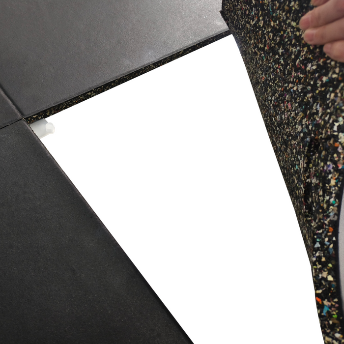 Armortech Commercial EPDM 20mm Rubber Floor Tile Black