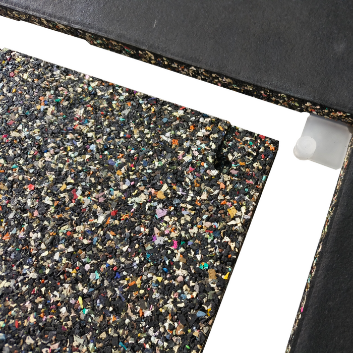 Armortech Commercial EPDM 20mm Rubber Floor Tile Black