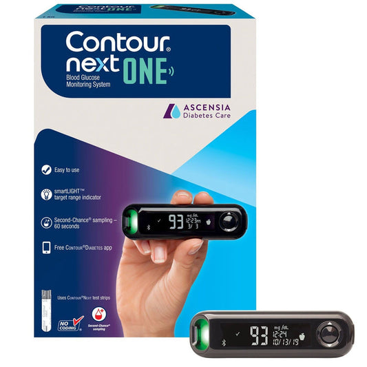 Ascensia Contour Next One Blood Glucose Meter - CON7825-Each - LL Medico