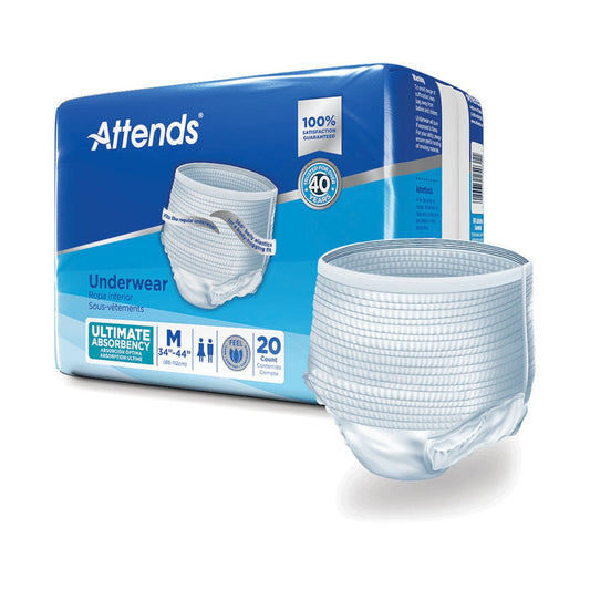 Attends Underwear, Ultimate Absorbency - APP0720-Pack - LL Medico