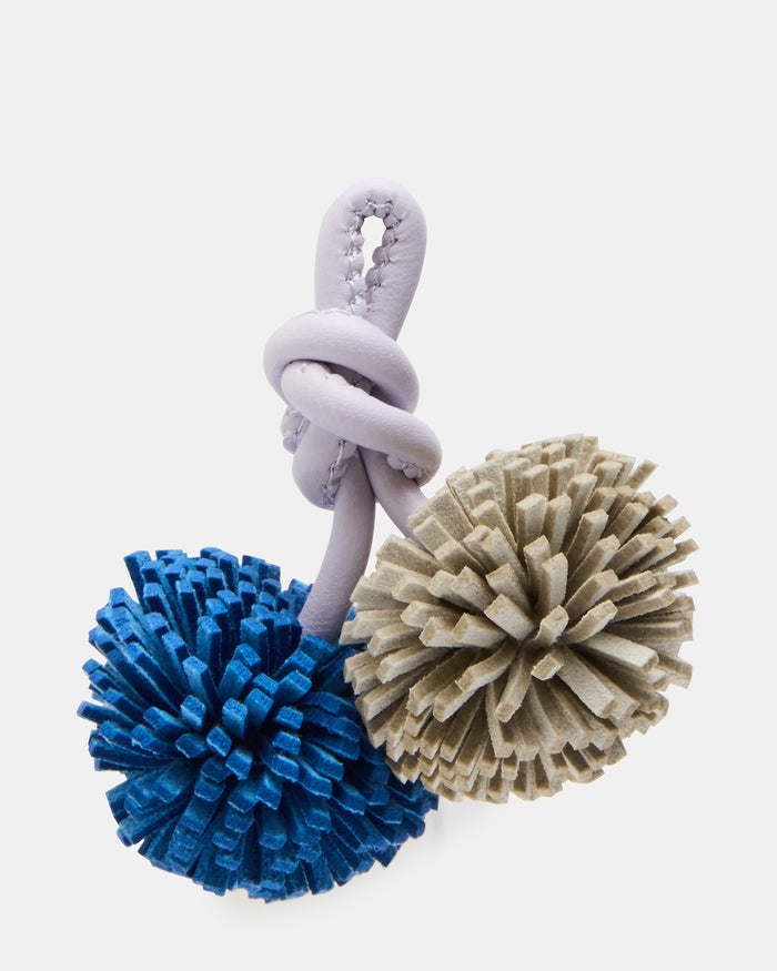 AZIEL SNEAKER & POM SHOE CHARM BLUE/MULTI BUNDLE