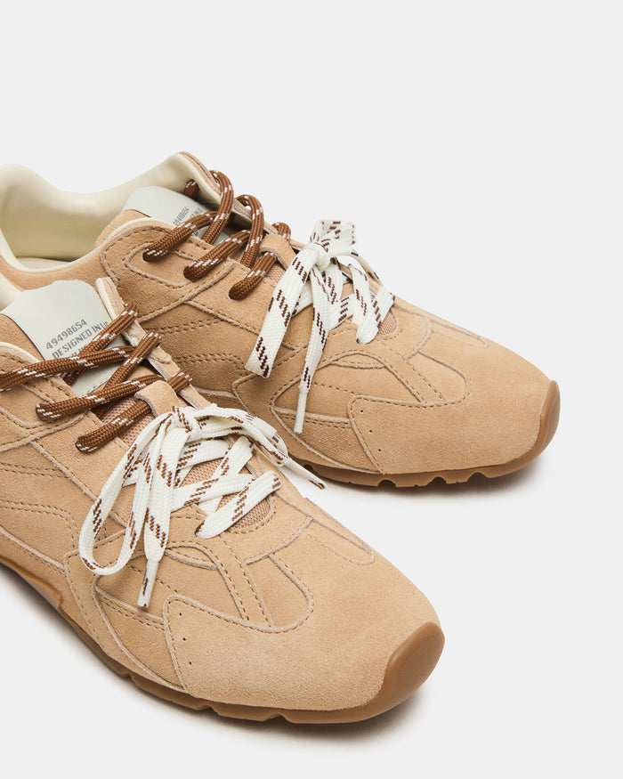 AZIEL SNEAKER & SHOELACE BROWN BUNDLE