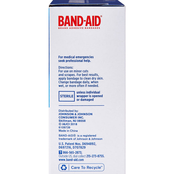 Band-Aid Flexible Fabric Tan Adhesive Strip, 1 x 3 Inch
