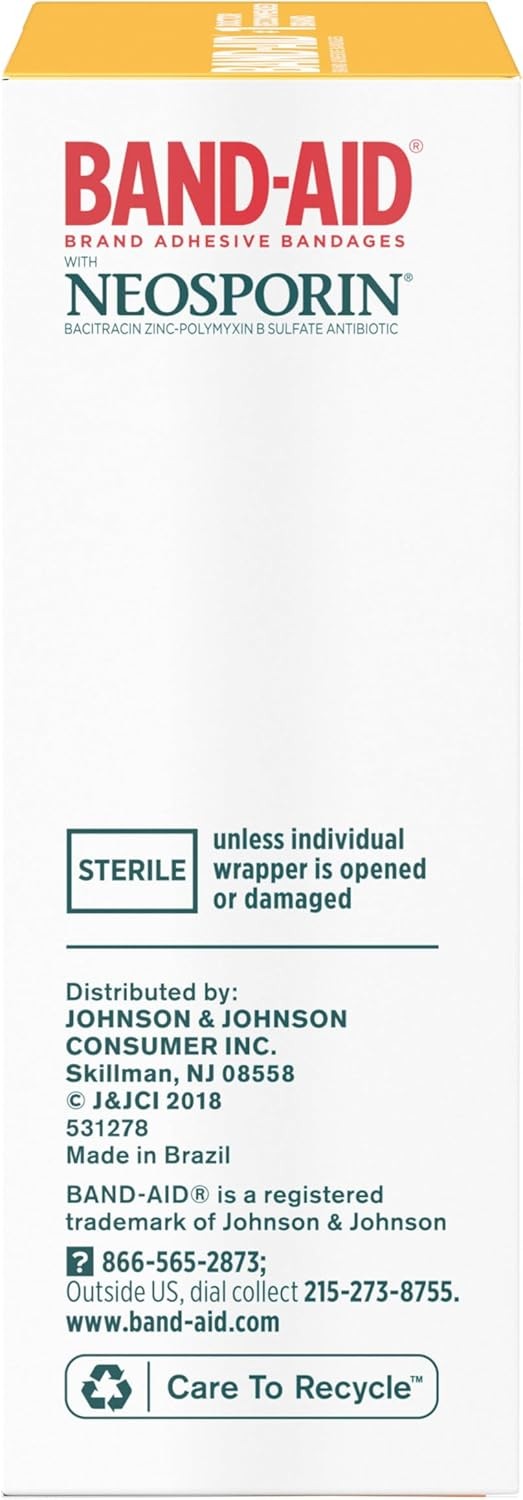 Band-Aid Infection Defense with Neosporin Bandages Assorted Sizes