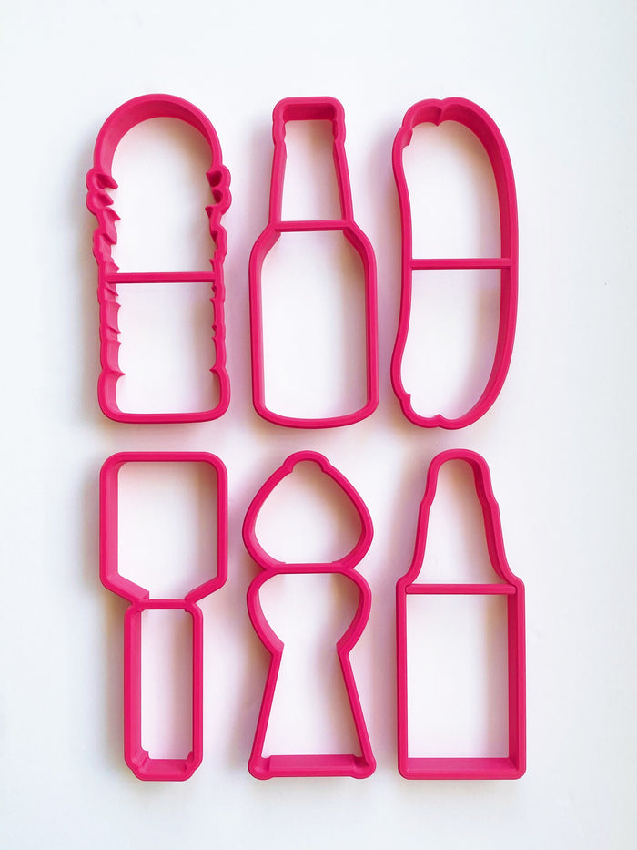 BBQ Collection - 5.75 Inch Tall Cookie Cutters
