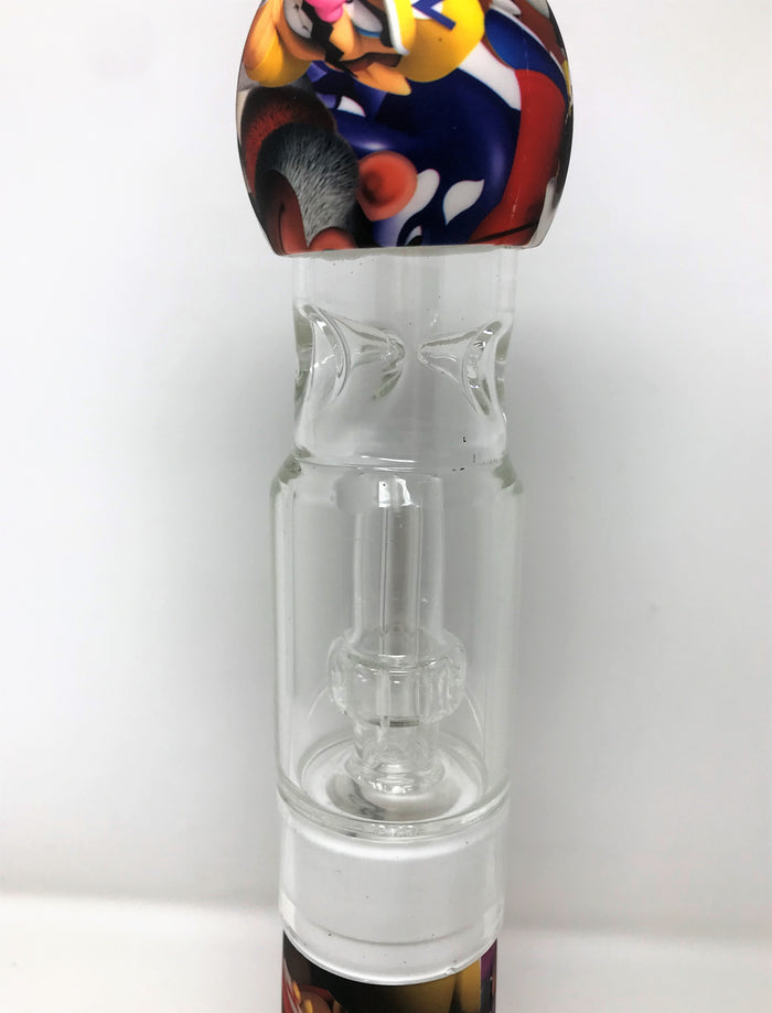 Beaker Silicone Wax Rig/Bong Glass Shower Perc Quartz Banger Wax Container Tool