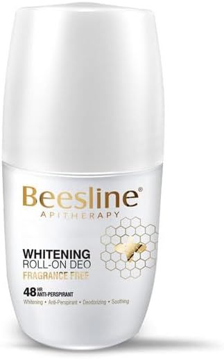 Beesline White Roll-On Deodarant, 2x50ml - Makkah Pharmacy