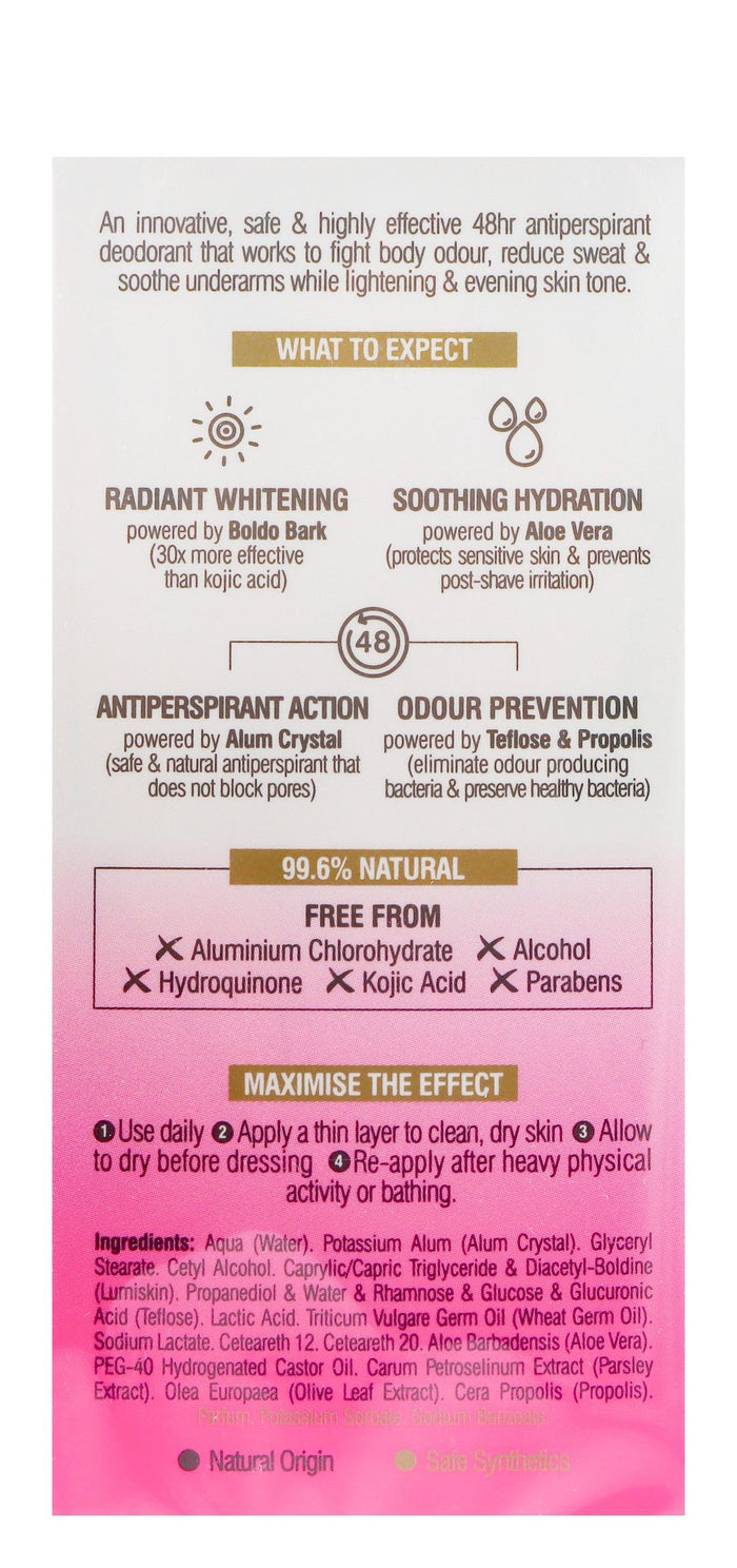 Beesline Whitening Cotton Candy Deodorant Roll On, 2x50ml - Makkah Pharmacy