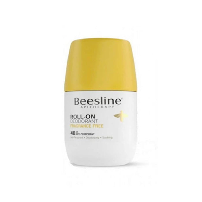 Beesline Whitening Fragrance Free Deodorant Roll On, 50ml - Makkah Pharmacy