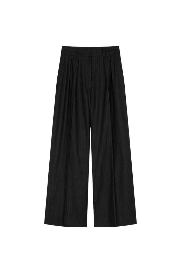 BENJA Flares Pinstripe Black