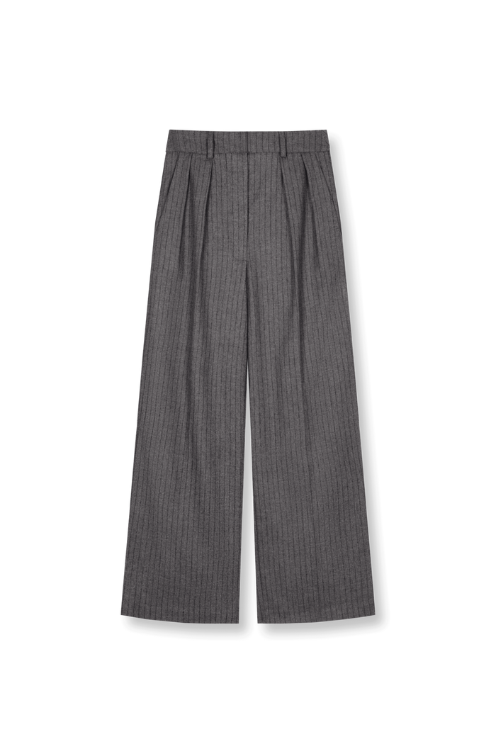 BENJA Flares Pinstripe Grey