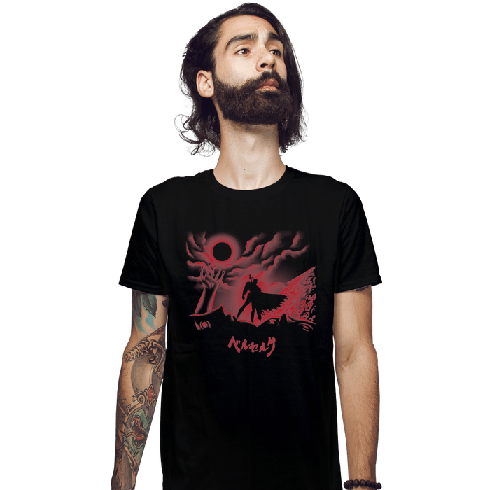 Shirts Fitted Shirts, Mens / Small / Black Berserk Eclipse