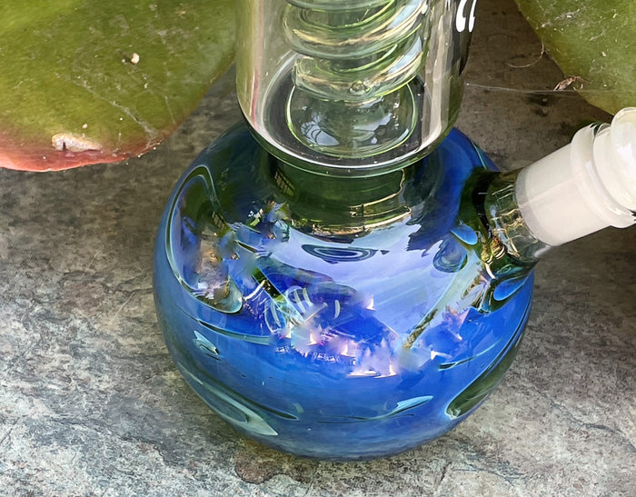 Best 11.5" Thick Glass Bong Ice Catcher 14mm Male Thick Glass Diamond Bowl