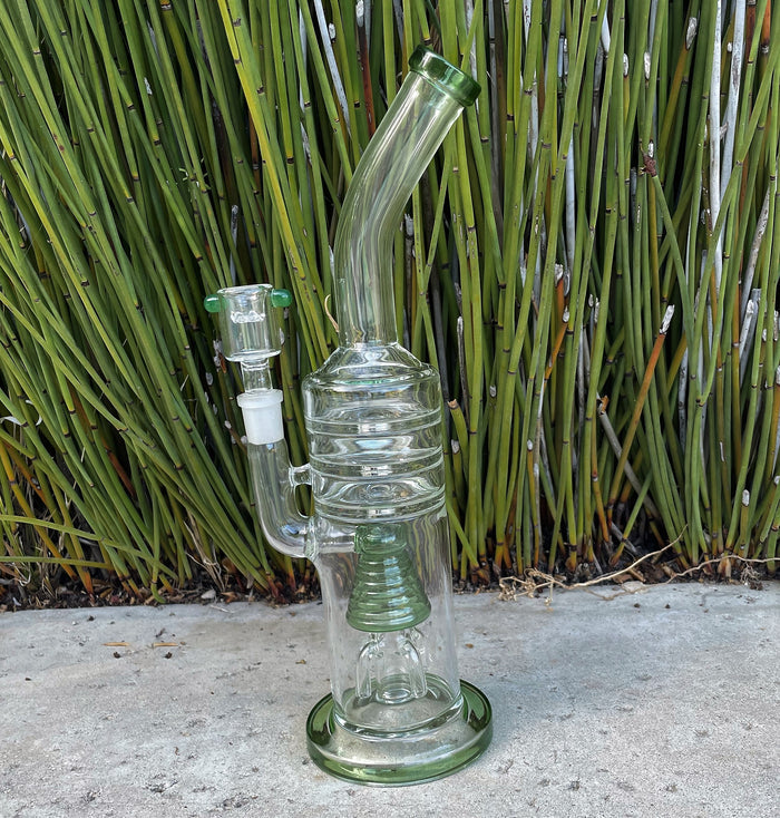 Best Thick Glass 12" Water Rig Tree Arm Perc
