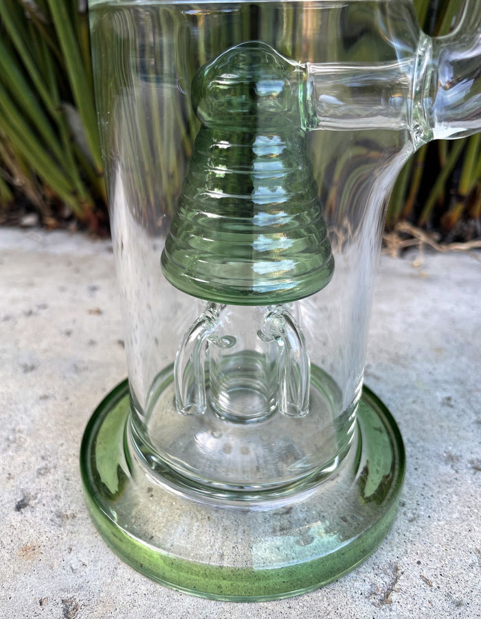 Best Thick Glass 12" Water Rig Tree Arm Perc