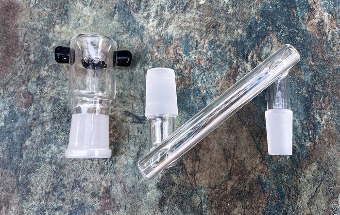 Best Thick Glass 16.5" Rig Shower Perc Adapter Connector 18mm Bowl