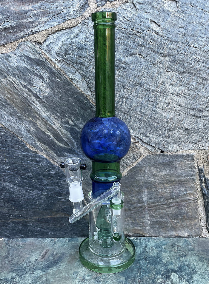Best Thick Glass 16.5" Rig Shower Perc Adapter Connector 18mm Bowl