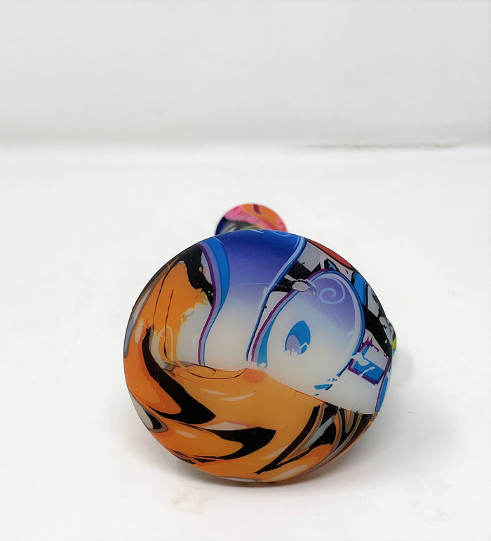 Best Thick Silicone Glow in the Dark Mini 5" Bong Graphic Design