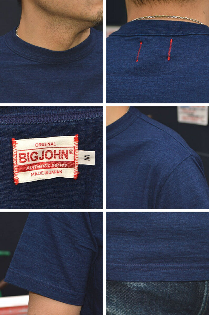 BIG JOHN "MTS11M" Original Indigo T-shirts