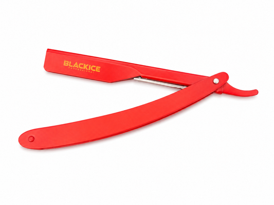 Black Ice Professional Side Out Razor Holder - Red