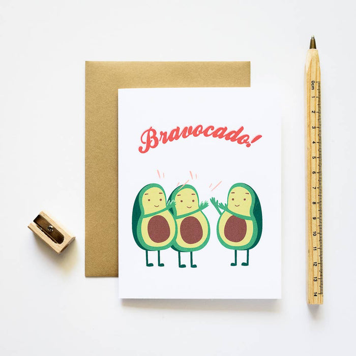 Bravocado Avocado Congratulations Greeting Card