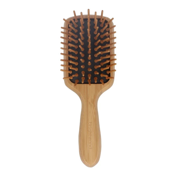 Brightwood Bamboo Paddle Hair Brush - Travel & Kids Size