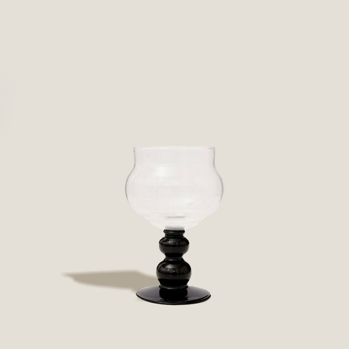Brown Crystal Glass Goblet