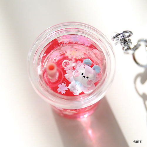 BT21 - CHERRY BLOSSOM MININI WATER KEYRING - COKODIVE