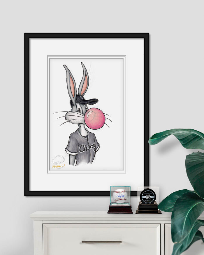 Bubblegum Bugs x MLB White Sox Limited Edition Art Print