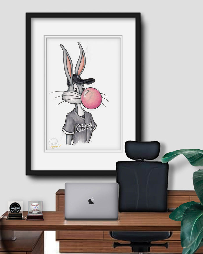 Bubblegum Bugs x MLB White Sox Limited Edition Art Print