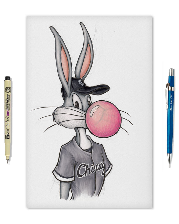 Bubblegum Bugs x MLB White Sox Limited Edition Art Print
