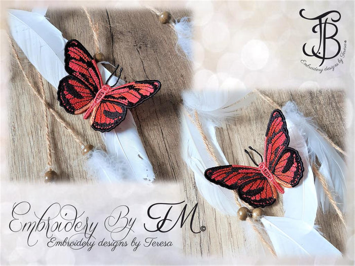 Butterfly No.24/4x4 hoop