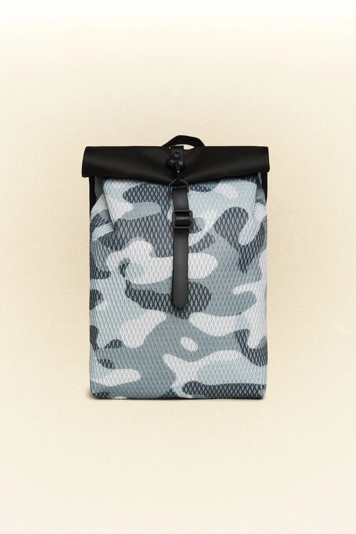 Camo Mesh Mini Rolltop Rucksack
