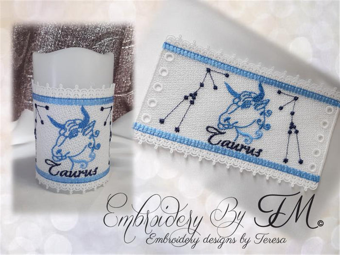 Candle corset Taurus / 5x7 hoop