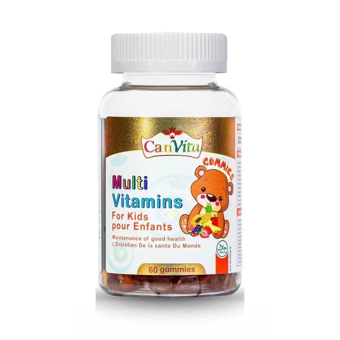 Canvita Kids Multivitamin Gummies - 60 Gummies (Halal), Multivitamin Supplements