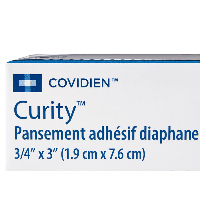 Cardinal Health Curity Sheer Adhesive Strip, ¾ x 3 Inch