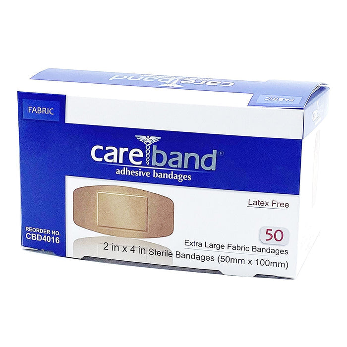 Dukal Careband Tan Adhesive Strip, 2 x 4 Inch