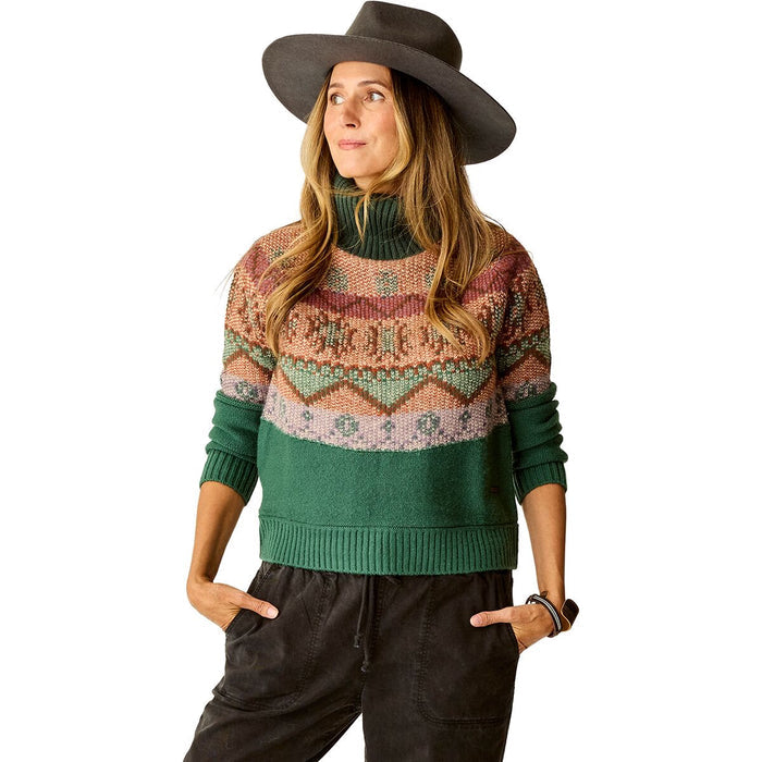 CARVE NEVE FAIRISLE WOMANS TURTLENECK SWEATER