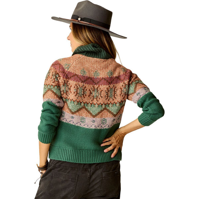 CARVE NEVE FAIRISLE WOMANS TURTLENECK SWEATER