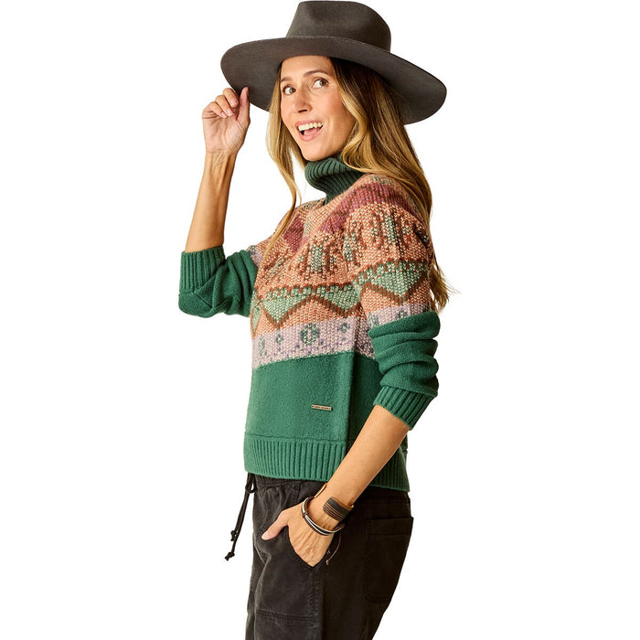 CARVE NEVE FAIRISLE WOMANS TURTLENECK SWEATER