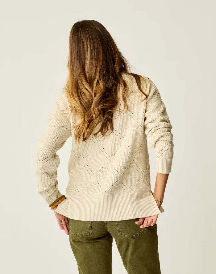 CARVE WOODWARD ALLOVER WOMANS SWEATER