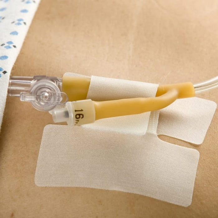 Cath-Secure Tube Holder, Single Hook and Loop Tab, Hypoallergenic, Butterfly Design - 5445-2 - LL Medico