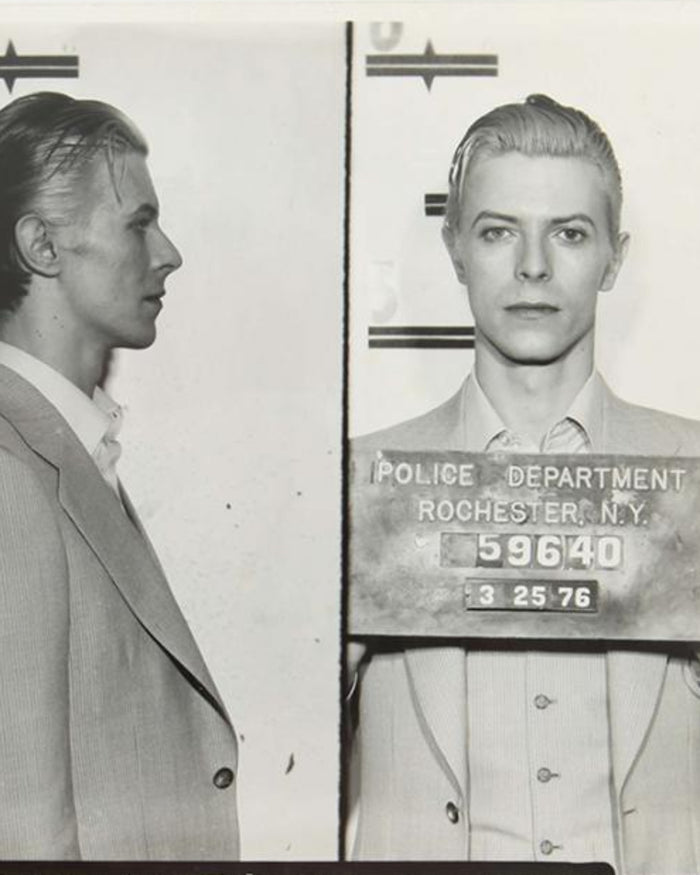 David Bowie Mugshot 8x10 print