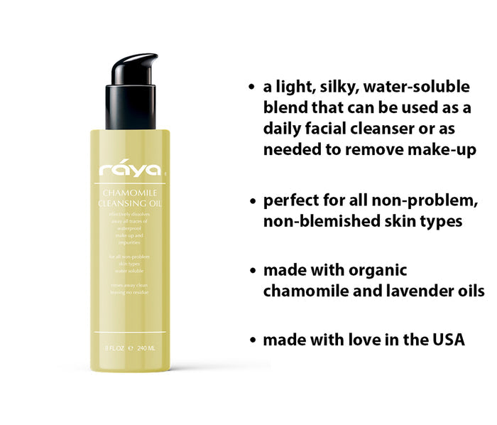 CHAMOMILE CLEANSING OIL (154) RAYA SPA - rayaspa