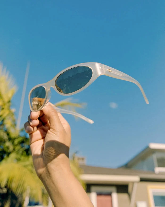 Champagne Glitter Bio Mini Funk Sunglasses