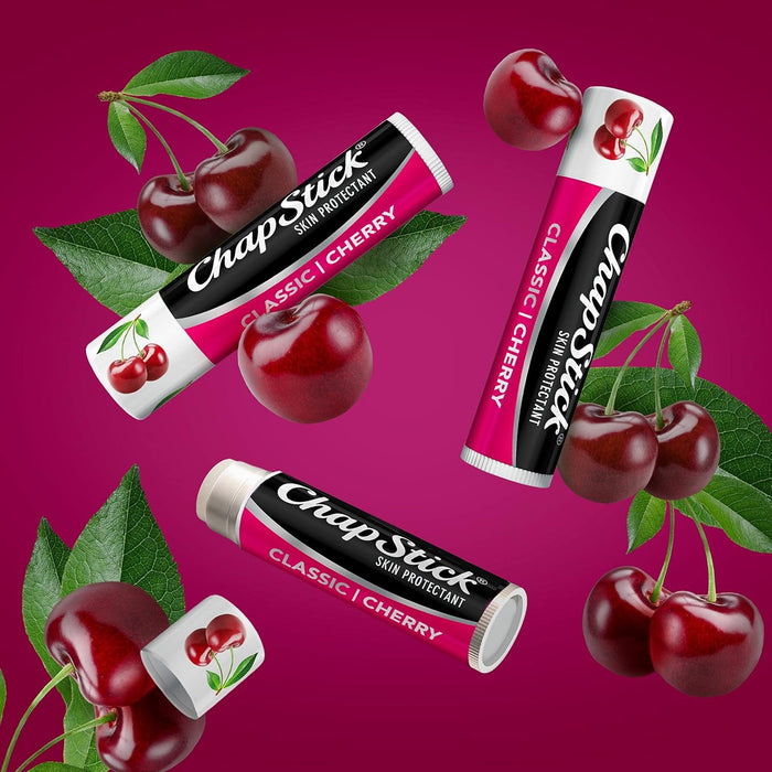 ChapStick Classic Cherry Skin Protectant Lip Balm, 0.15 oz Stick