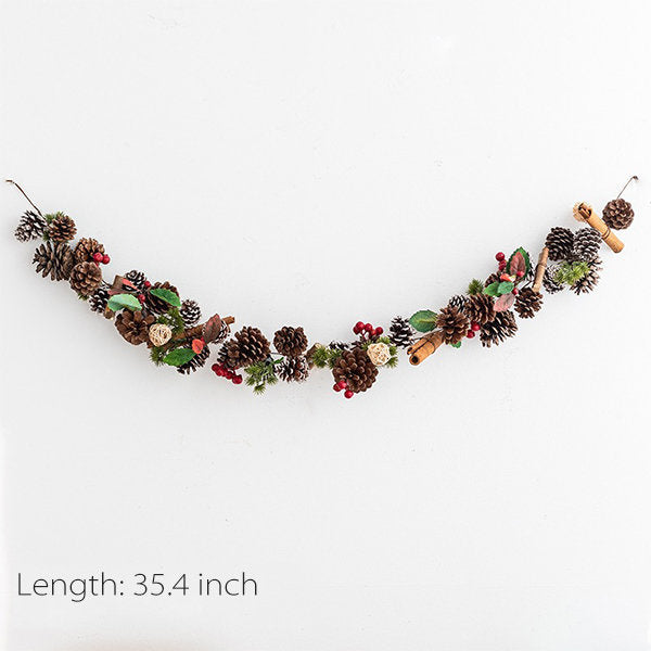 Christmas Pinecone String Lights