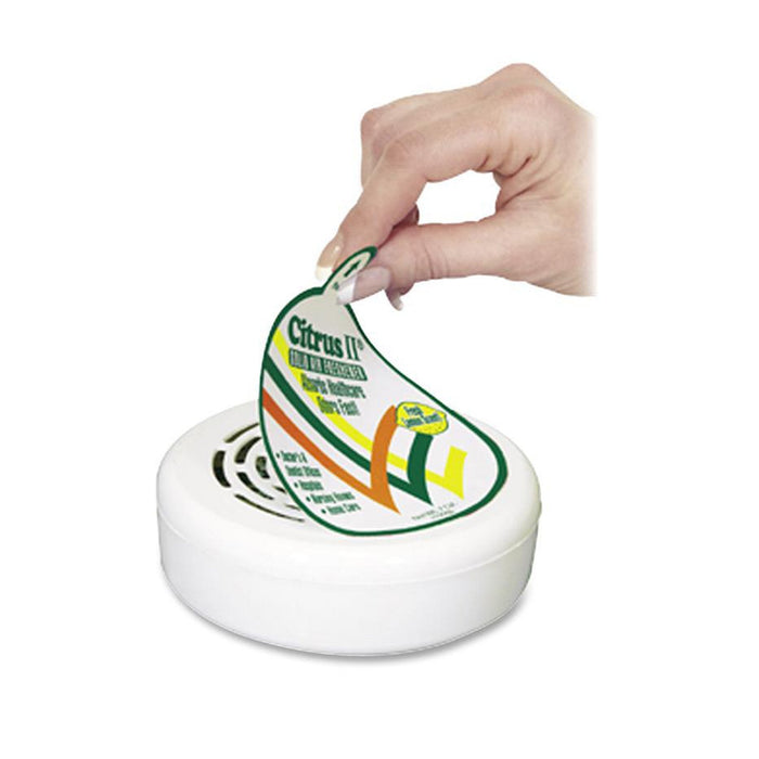 Citrus II Solid Air Freshener Odor Eliminator, Lemon Scent, 8 Oz - 636471430-Single - LL Medico